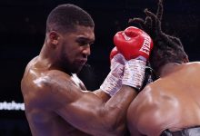 Jermaine Franklin was unanimously defeated by Anthony Joshua