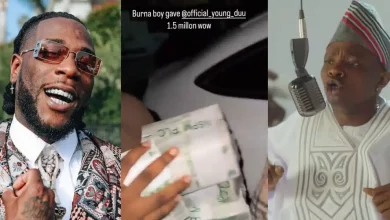 Burna Boy Gifts Portable’s ex-signee, Young Duu, 1.5 million naira cash