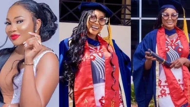 “Thank God for good health despite persistently falling ill” – Jumoke Odetola grateful as she completes her Masters Degree