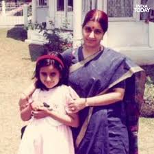 Bunsari Swaraj With Mother Sushma Swaraj